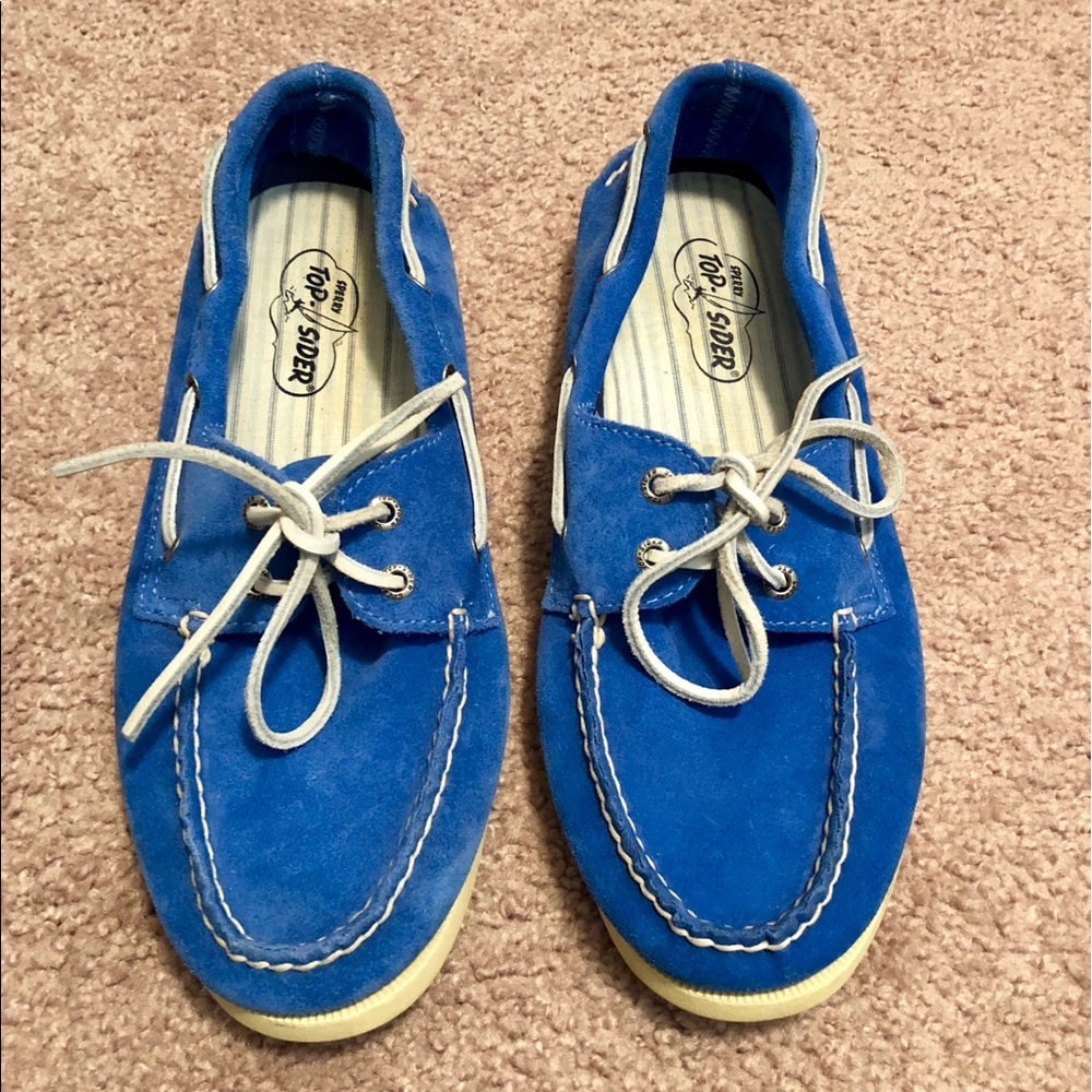 💙 Host Pick 💙 Royal Blue Sperry Top - Siders!